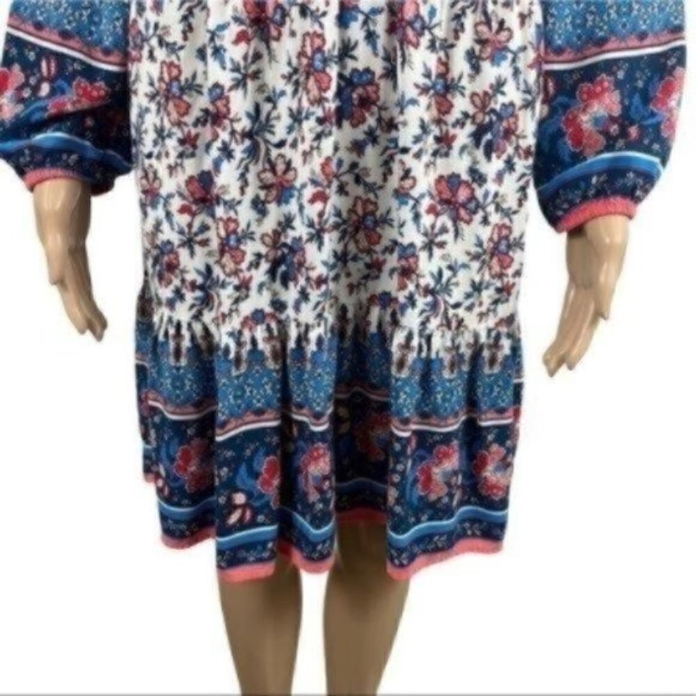Loft Beach Rayon v-neck floral dress size small Style 524242 - Picture 7 of 9